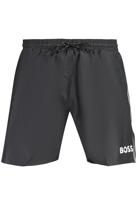 BOSS PARTE DE BAIXO DE FATO DE BANHO PRETO HOMEM