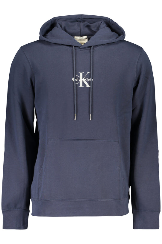 CALVIN KLEIN SWEATSHIRT AZUL DE HOMEM COM FECHO