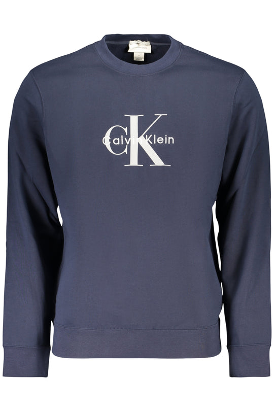 CALVIN KLEIN SWEATSHIRT AZUL DE HOMEM COM FECHO