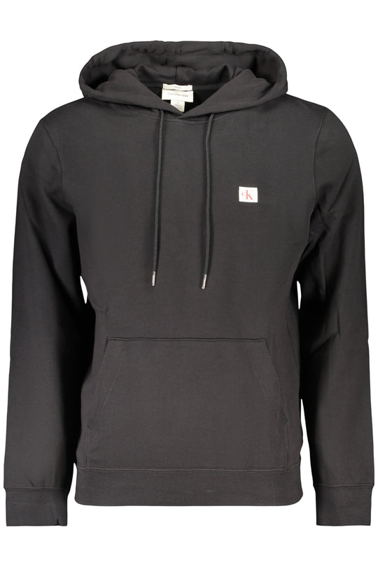 CALVIN KLEIN SWEATSHIRT PRETA DE HOMEM COM FECHO