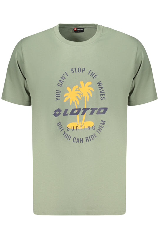 LOTTO T-SHIRT VERDE DE MANGA CURTA PARA HOMEM