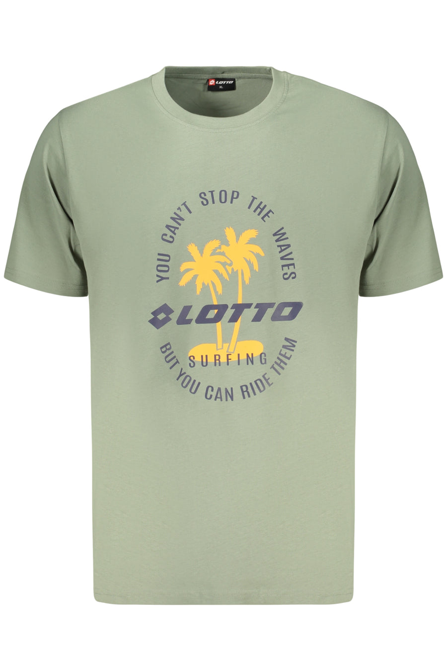 LOTTO T-SHIRT VERDE DE MANGA CURTA PARA HOMEM