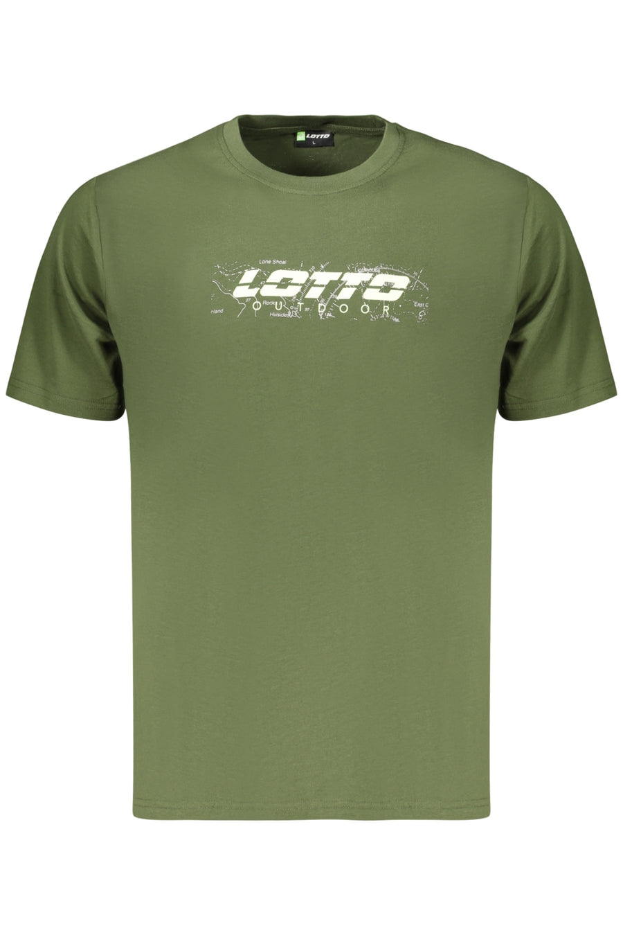 LOTTO T-SHIRT VERDE DE MANGA CURTA PARA HOMEM